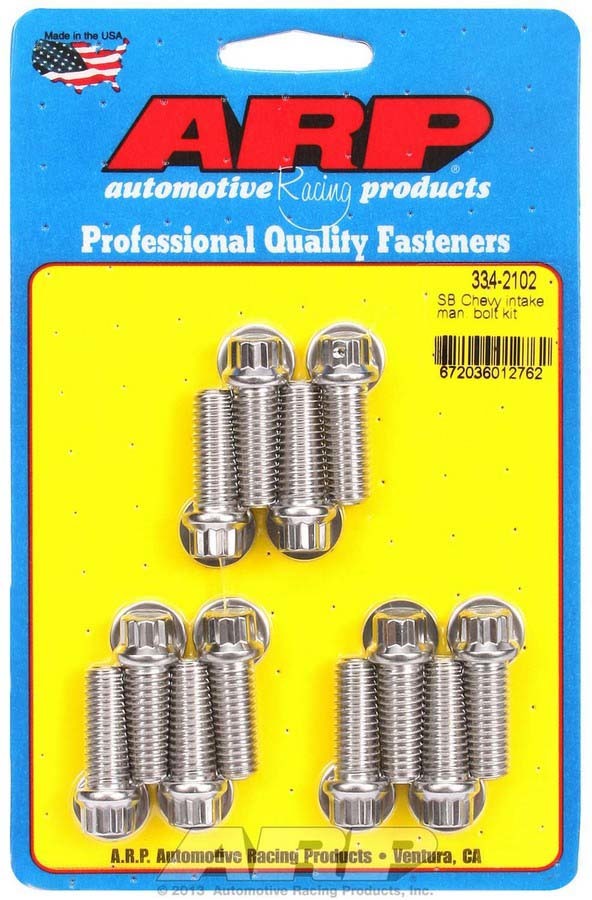 ARP 334-2102 SBC Intake Bolt Kit
