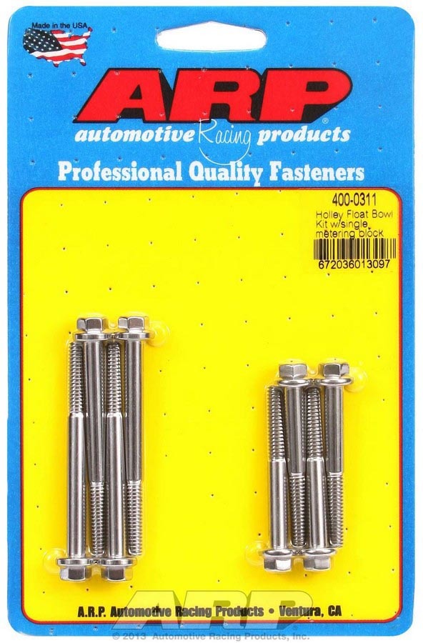 ARP 400-0311 Holley Float Bowl Bolt Kit