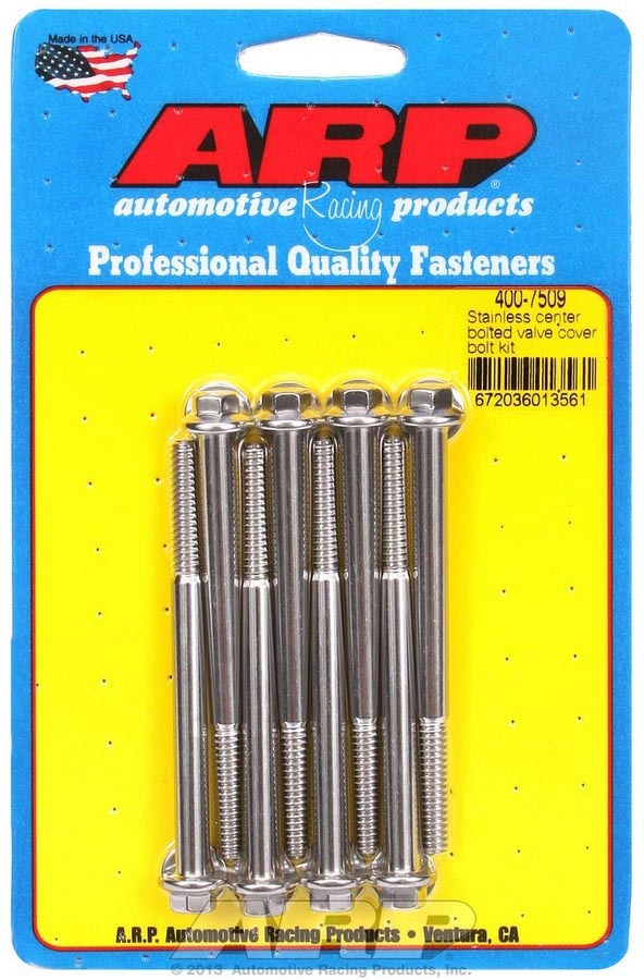 ARP 400-7509 S/S Valve Cover Bolt Kit 1/4in- 20 6pt. (8)