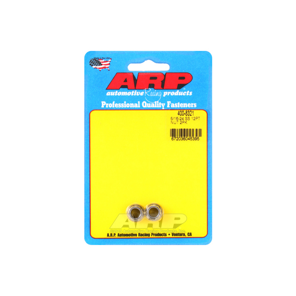 ARP 400-8321 12pt SS Nut 5/16-24 2pk
