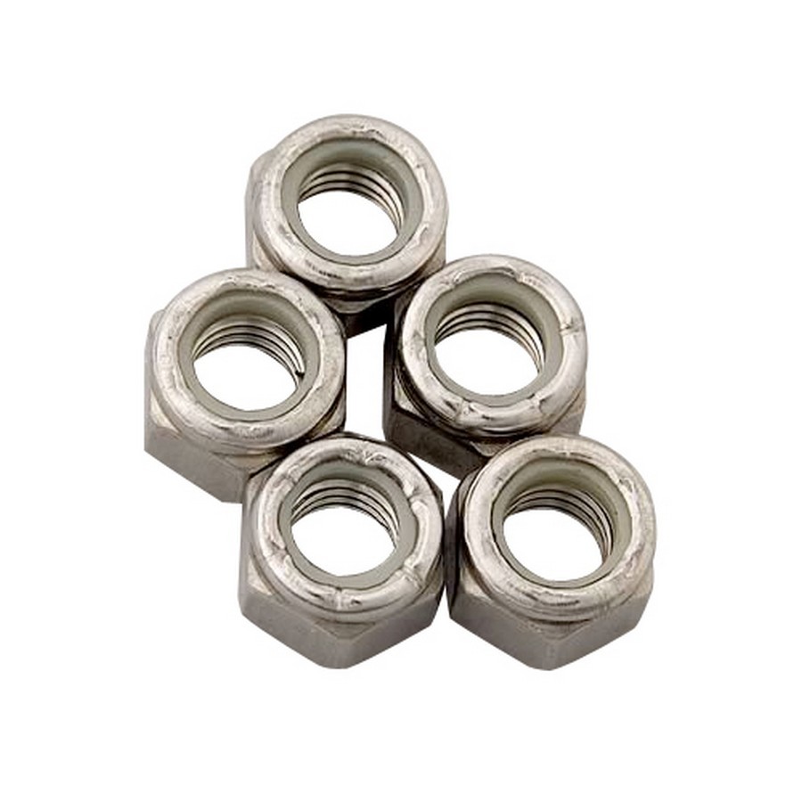 ARP 400-8764 S/S 6pt. Fine Nyloc Nuts - 3/8-24 (5)