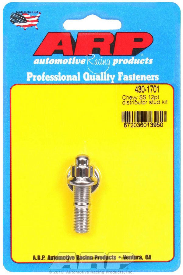 ARP 430-1701 S/S Chevy Distributor Stud Kit 12pt.