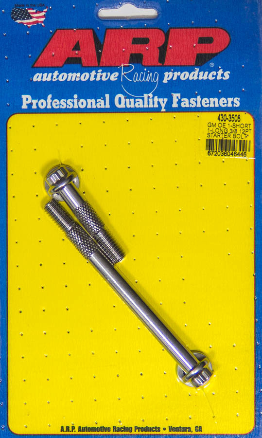 ARP 430-3508 S/S Starter 12pt Bolt Kit 3/8-16 x 1.975/4.660