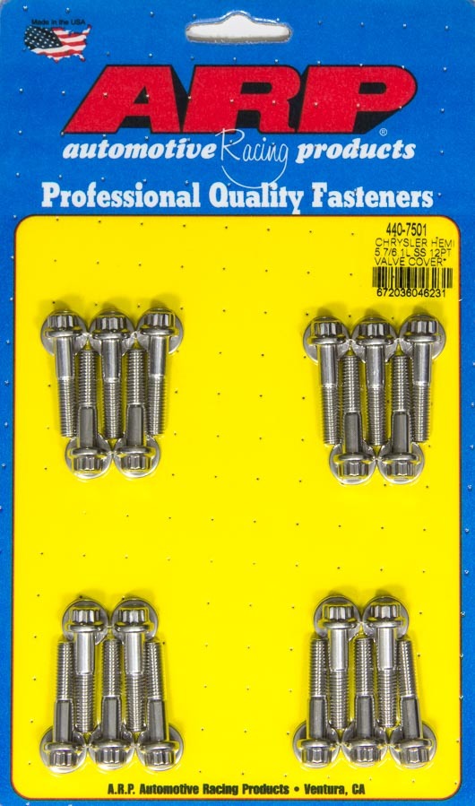 ARP 440-7501 Valve Cover Bolt Kit 12pt Mopar 5.7/6.1L Hemi