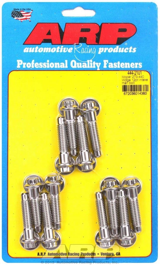 ARP 444-2101 Mopar Intake Bolt Kit 12pt.