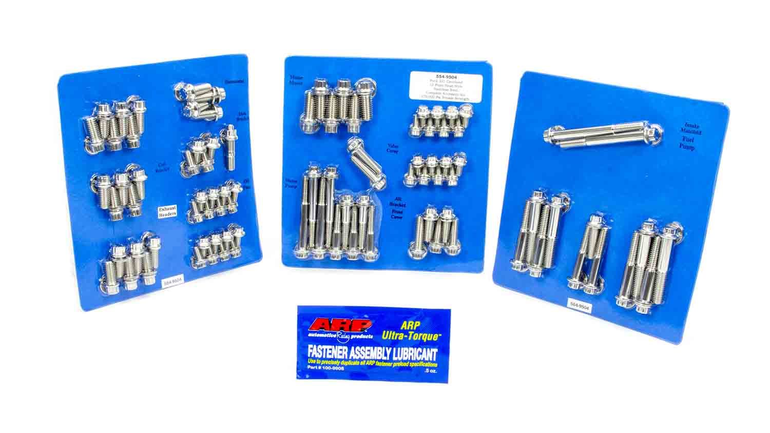 ARP 554-9504 SBF S/S Complete Engine Fastener Kit 12pt.