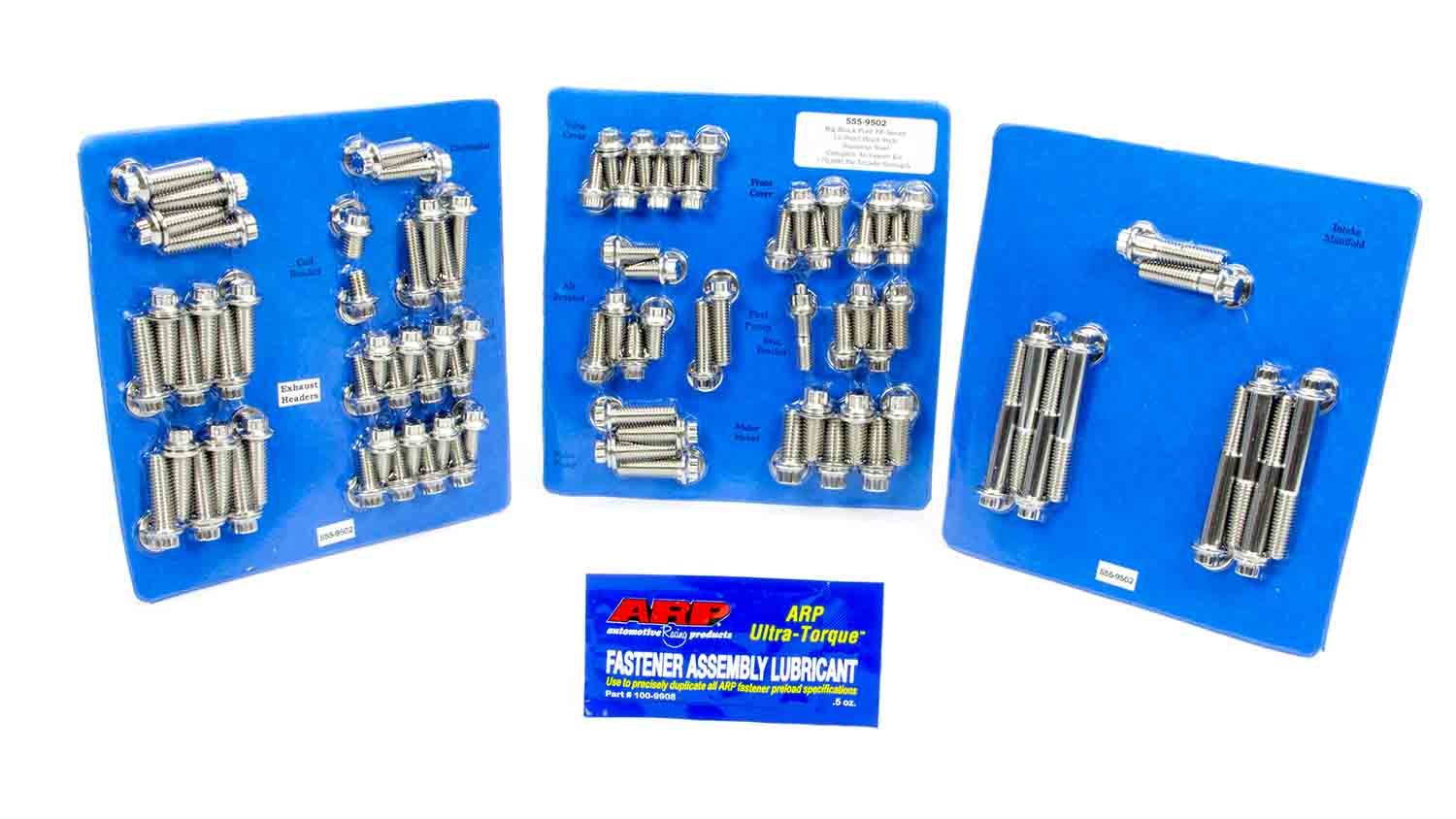 ARP 555-9502 BBF S/S Complete Engine Fastener Kit 12pt.