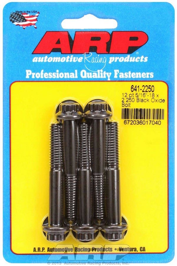 ARP 641-2250 Bolt Kit - 12pt. (5) 5/16-18 x 2.250