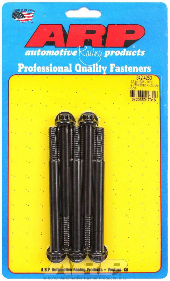 ARP 642-4250 Bolt Kit - 12pt - 5pk 3/8-16 x 4.250