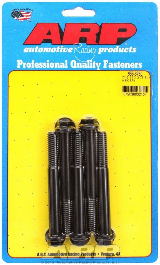 ARP 655-3750 Bolt Kit - 6pt. (5) 7/16-14 x 3.750