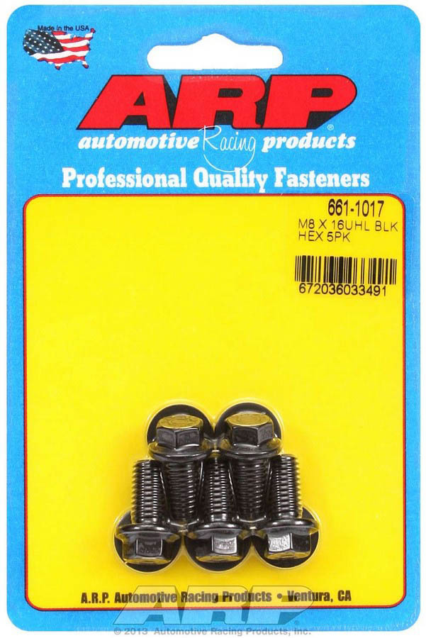 ARP 661-1017 Bolt Kit - 6pt. (5) 8mm x 1.25 x 16mm