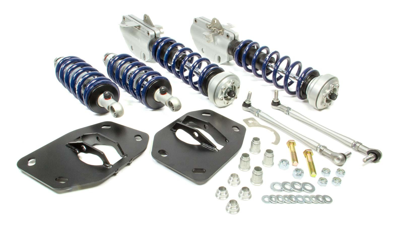 Ridetech Coil-Over Shock Kit, Monotube, Single Adjustable, Hardware/Shocks/Springs, Front/Rear, Chevy Camaro 2010-14, K