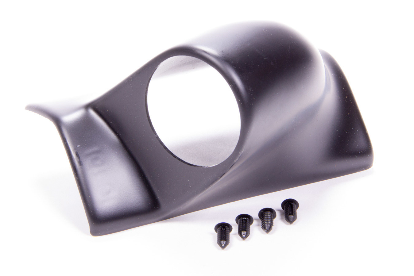 Auto Meter Gauge Pod, Gauge Works, One 2-1/16" Diameter Gauge, Pillar, Plastic, Black, Chevy Corvette 1984-96, Each