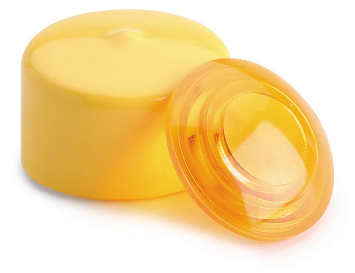 Auto Meter Shift Light Lens, Plastic, Yellow, Night Cover Include, Autometer Large Warning/Shift Lights, Kit
