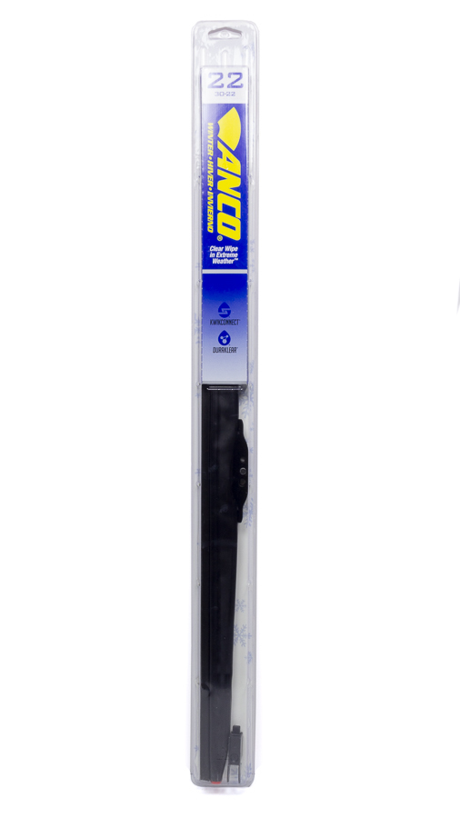 ATP Chemicals & Supplies Wiper Blade, Winter Blade, 22 in Long, Rubber, Black, Universal, Each