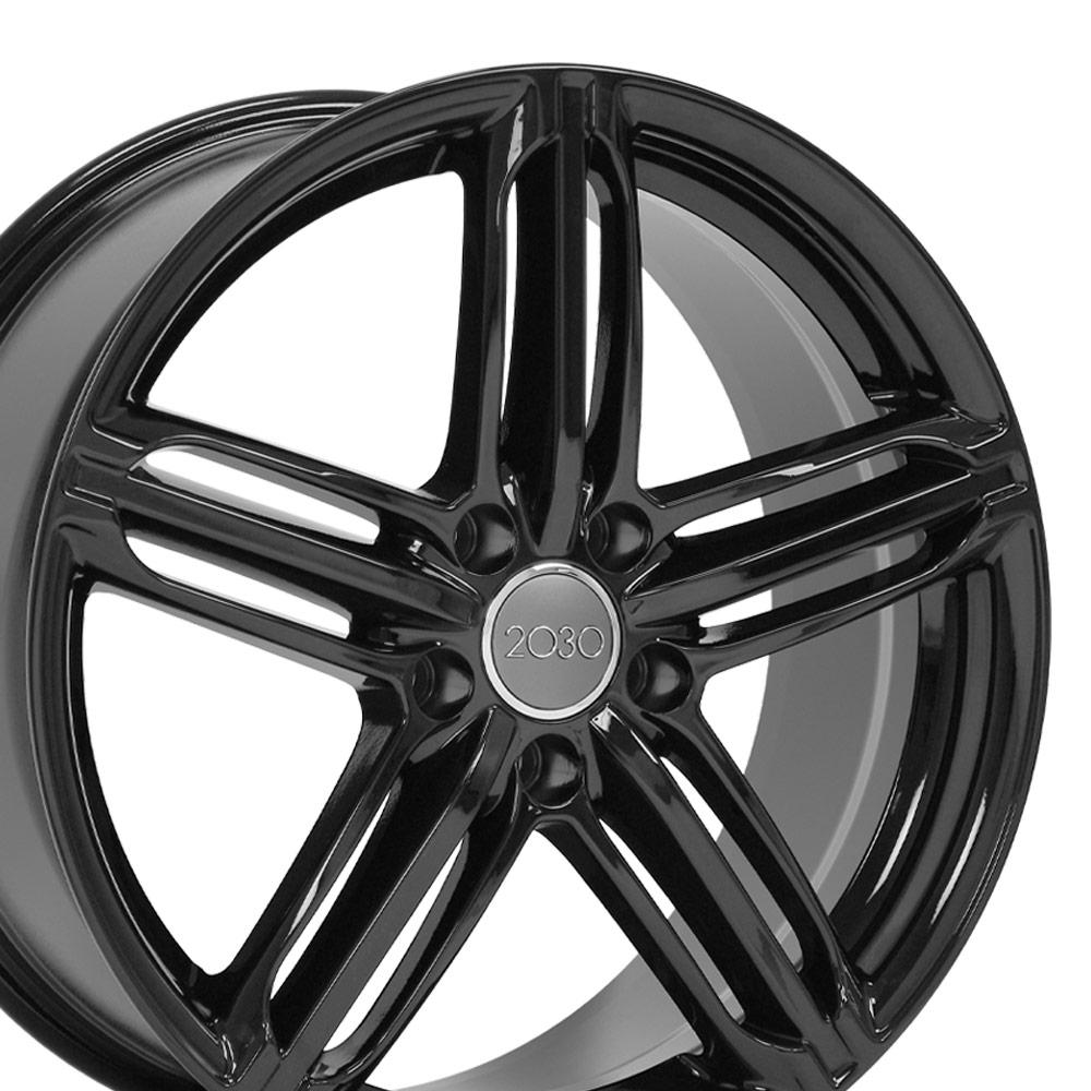 OE Wheels AU12 18x8 5x112 45et Gloss Black Wheel SS: 8525926
