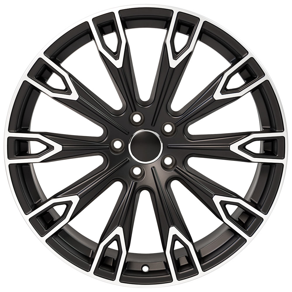 20" Replica Wheel fits Audi Q7 ,  AU32 Satin Black Machined 20x9