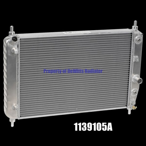 C6 Corvette Dewitts Direct Fit Aluminum Radiator, All Automatic Models