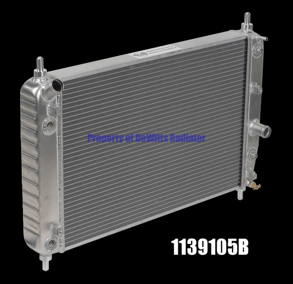 C6 Corvette Dewitts Direct Fit Aluminum Radiator With Z51, Includes Both Oil and Trans Coolers