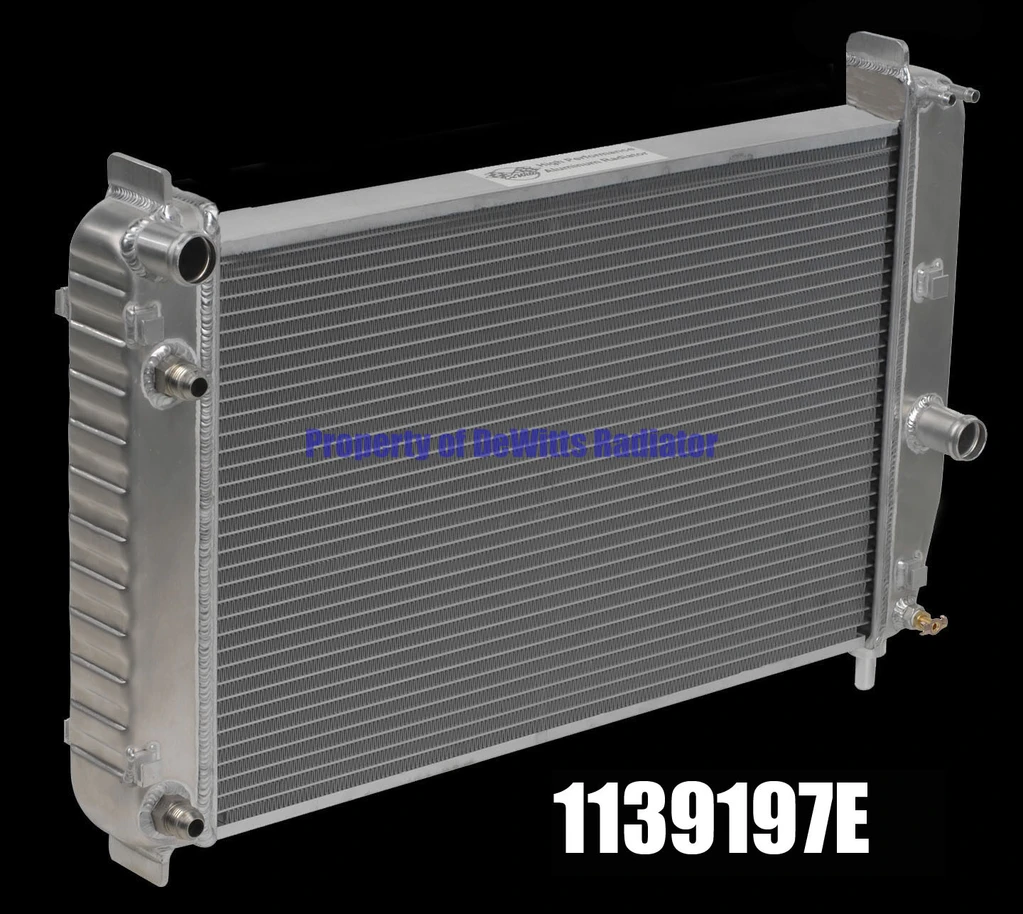 DeWitts Short Radiator Direct Replacement for C5 Corvette w/ Manual 1997-2004 w/ Engine Oil Cooler