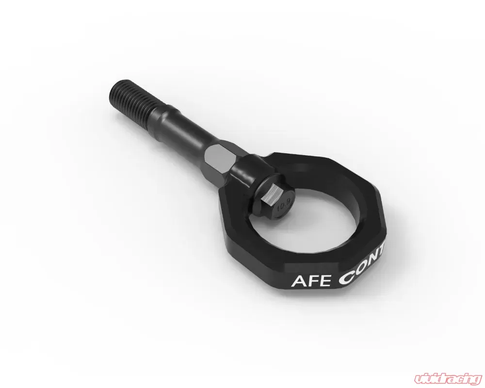 aFe POWER Control Rear Tow Hook Black Chevrolet C8 Corvette Stingray 2020-2024