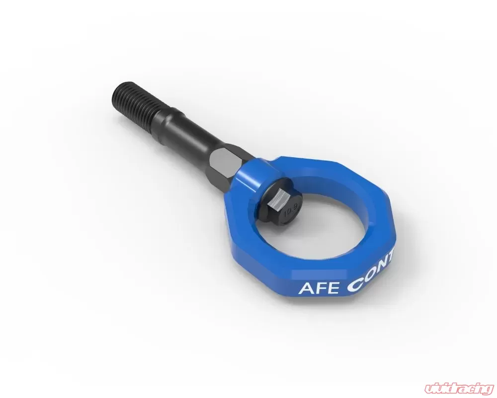 aFe POWER Control Rear Tow Hook Blue Chevrolet C8 Corvette Stingray 2020-2024