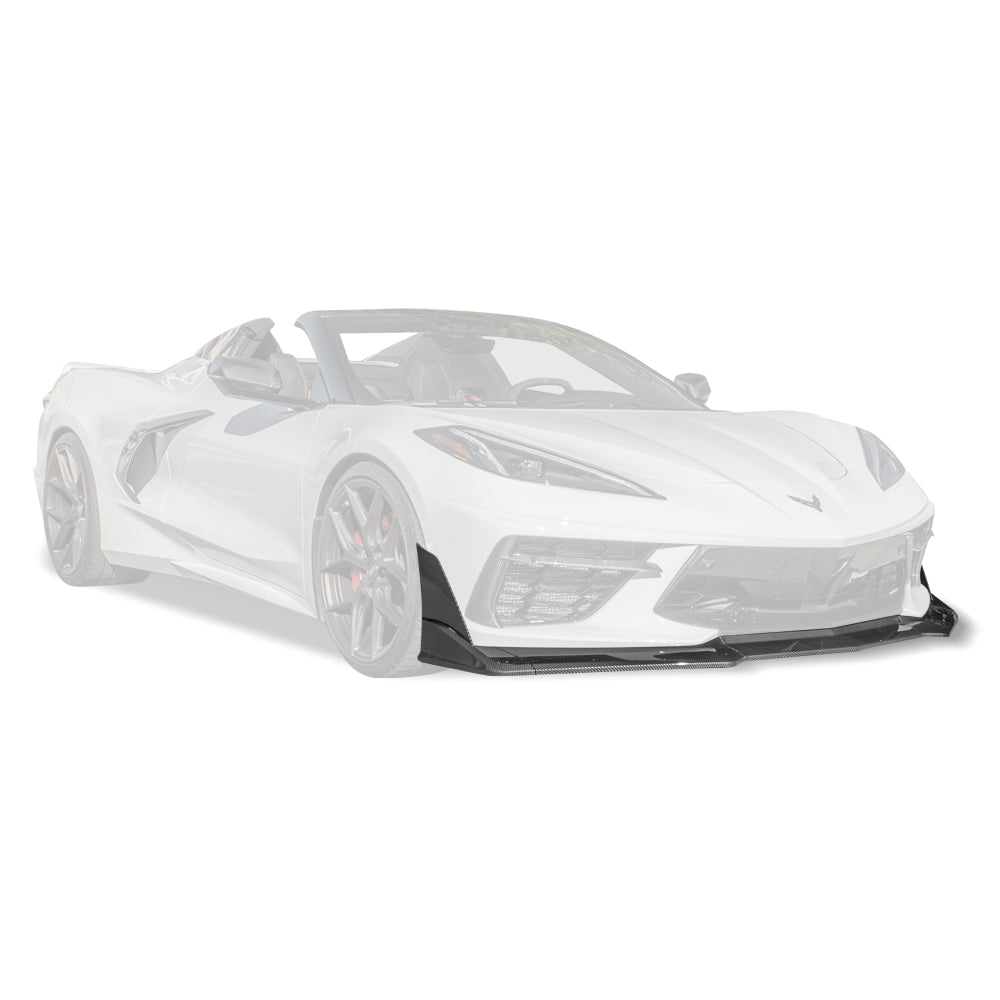 EOS C8 Corvette Stingray Front Splitter [C7 ZR1 Stage 3 Package] - Hydro Carbon