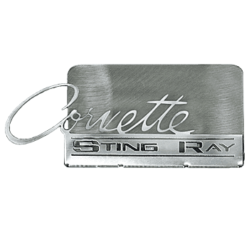 C2 1963-1965 Corvette Emblem Business Card Holder  -B20002