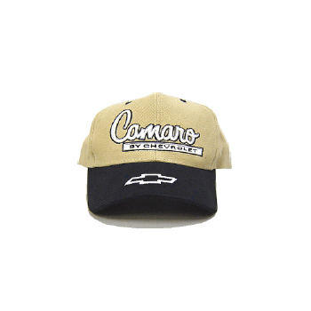 Chevrolet Camaro Kh/Blk Low Profile Brushed Cotton Twill Hat B&B Tee's -