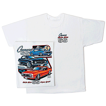 Make Mine SS/Camaro White Tee -M -BBHS007T