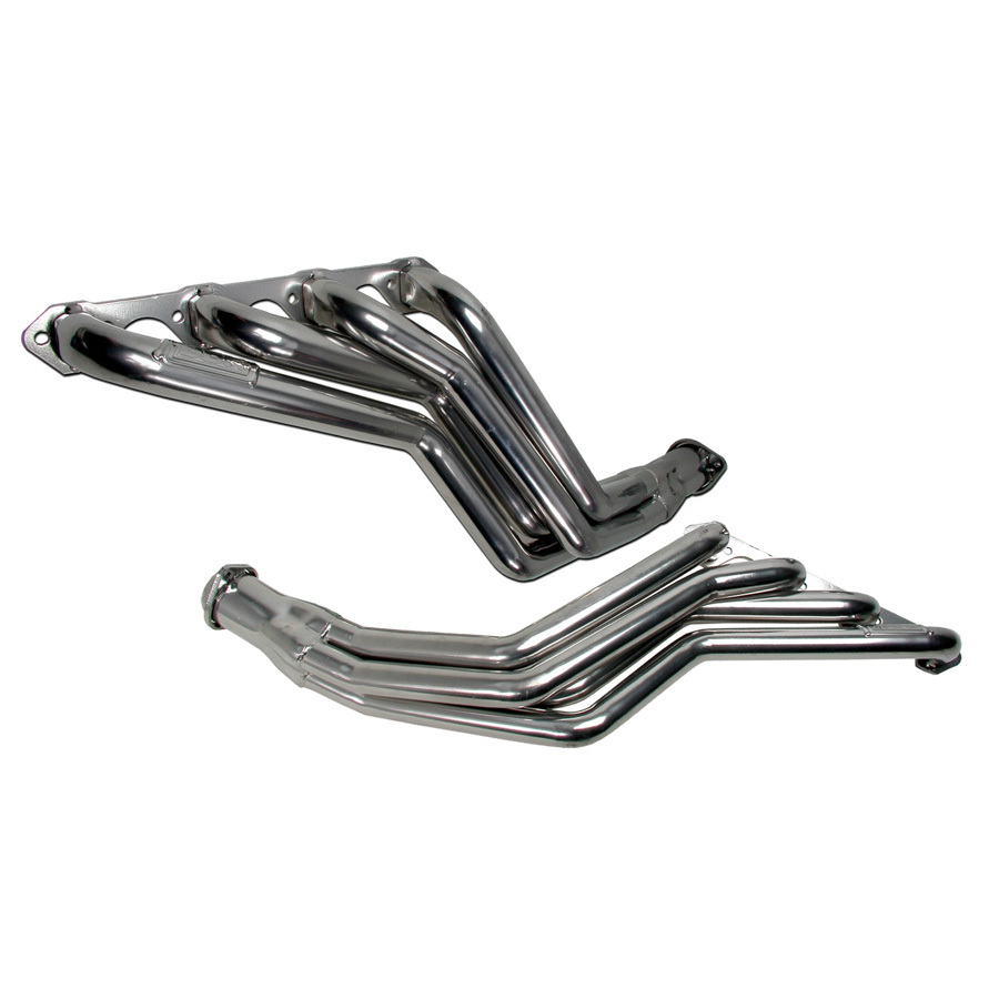 BBK Headers, Long Tube, 1-5/8" Primary, 2-1/2" Collector, Steel, Chrome, Ford Modular, Ford Mustang 1994-95, Kit