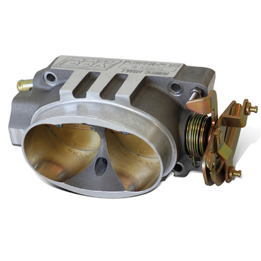 BBK Throttle Body, Power Plus, Stock Flange, 52 mm Twin Blade, Aluminum, Natural, GM LT-Series 1994-97, Each