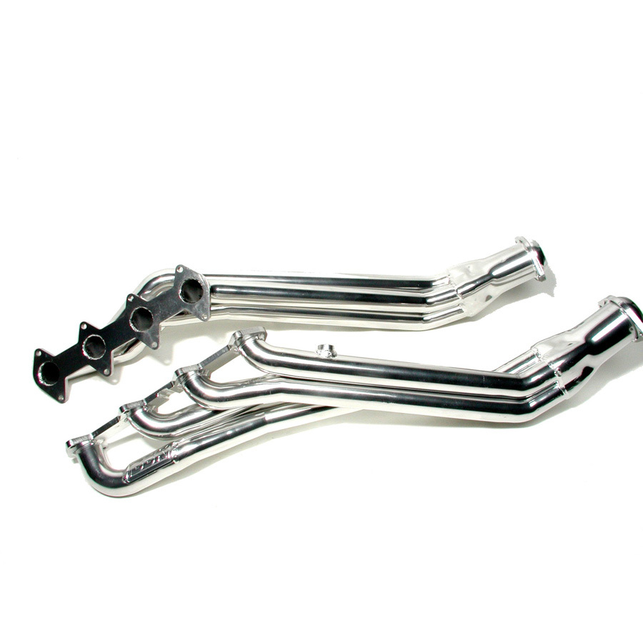 BBK Headers, Long Tube, 1-5/8" Primary, 2-1/2" Collector, Steel, Chrome, Ford Modular, Ford Mustang 2005-10, Kit