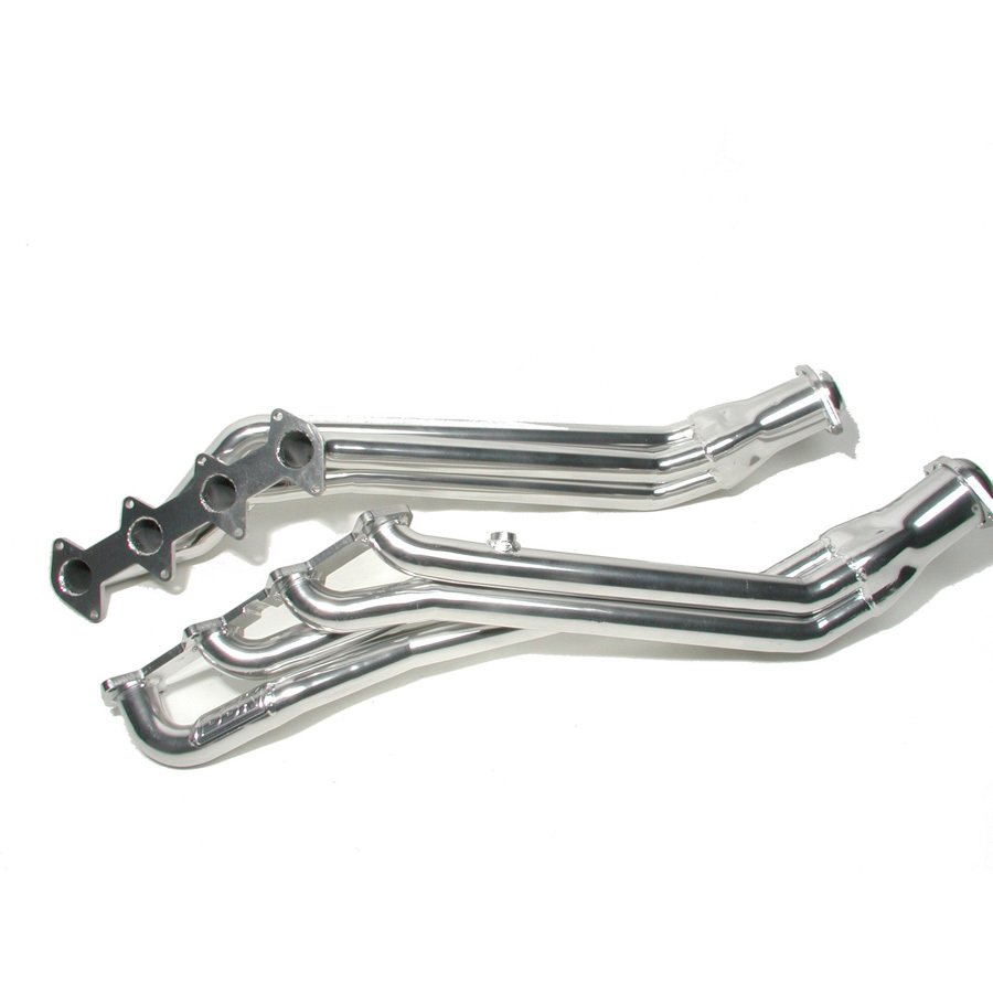 BBK Headers, Long Tube, 1-5/8" Primary, 2-1/2" Collector, Steel, Metallic Ceramic, Ford Modular, Ford Mustang 2005