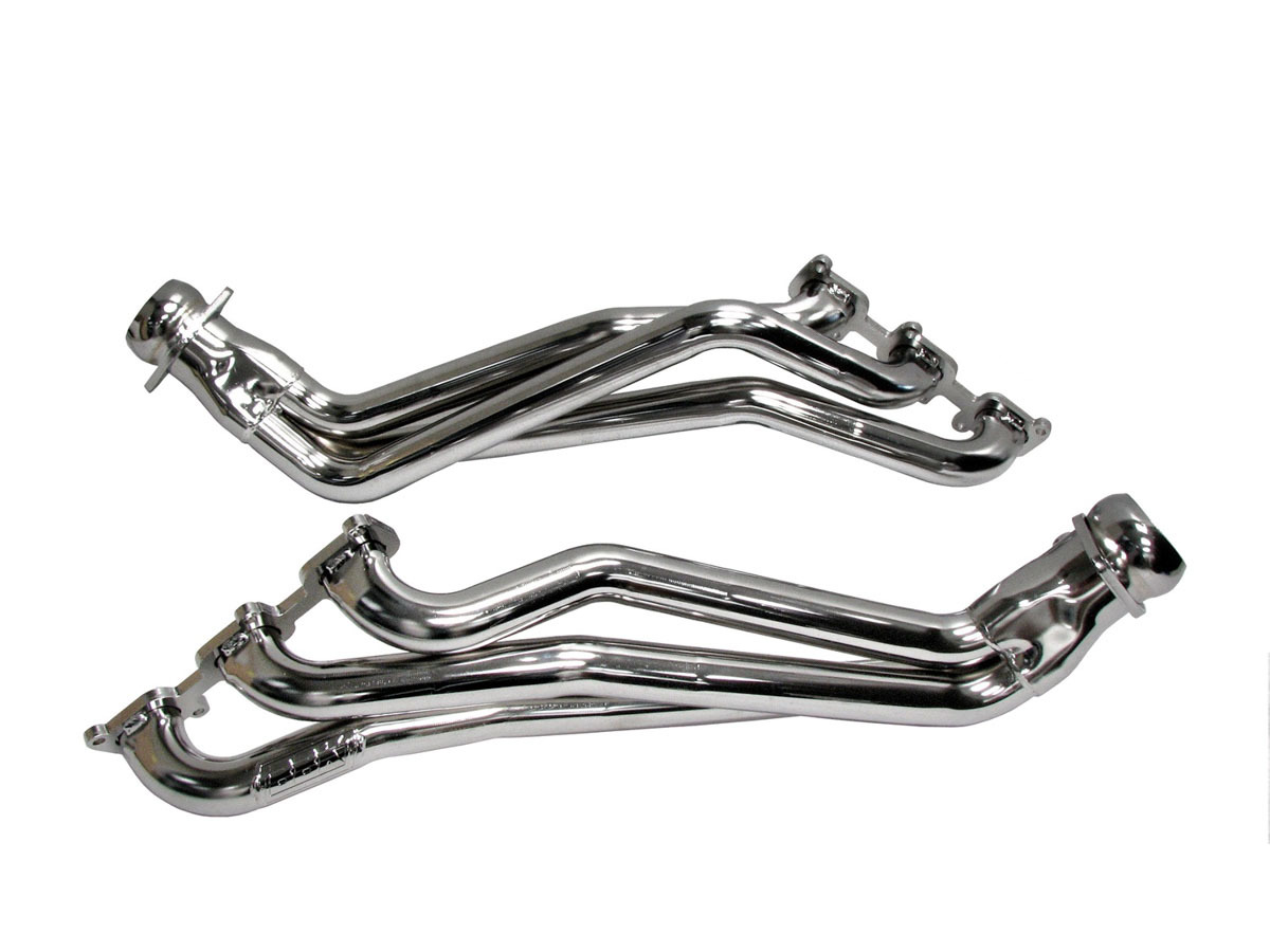 BBK Headers, Long Tube, 1-3/4" Primary, 2-1/2" Collector, Steel, Chrome, Ford V6, Ford Mustang 2011-14, Kit