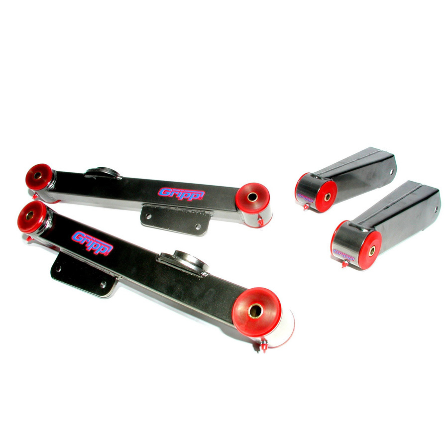 BBK Trailing Arm, Gripp, Fabricated, Rear, Lower/Upper, Steel, Black Powder Coat, Ford Mustang 1979-98, Kit