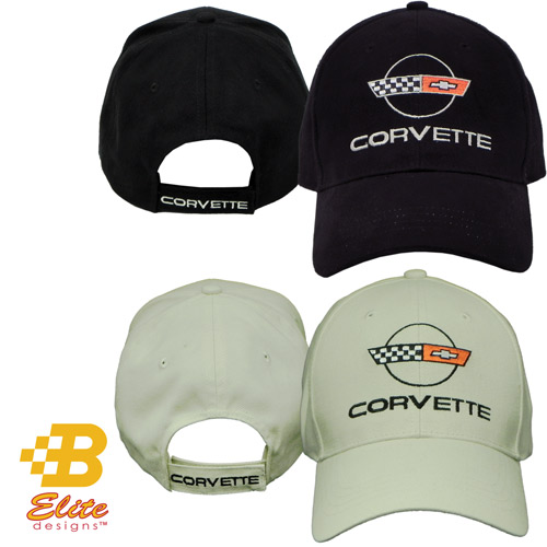 C4 Corvette Premium Brushed Cotton Hat Black -BDC4EH191