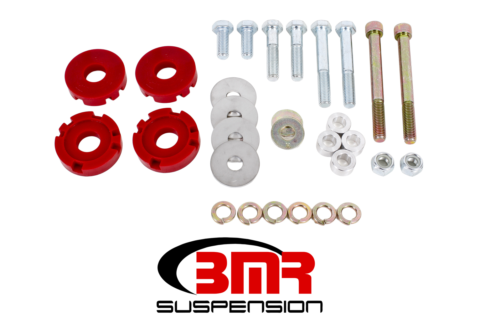 Differential Bushing Lockout Kit, Polyurethane, Fits 2015-newer S550 Mustangs , BMR Suspension - BK051