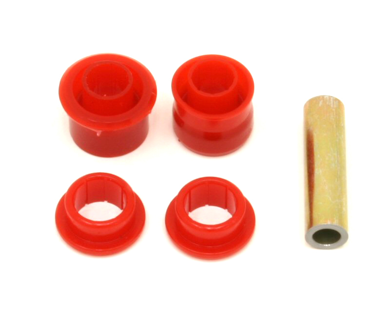 BMR Suspension Differential Housing Mount Bushing, Steel/Polyurethane, Red/Zinc Oxide, Ford Mustang 2005-14, Kit