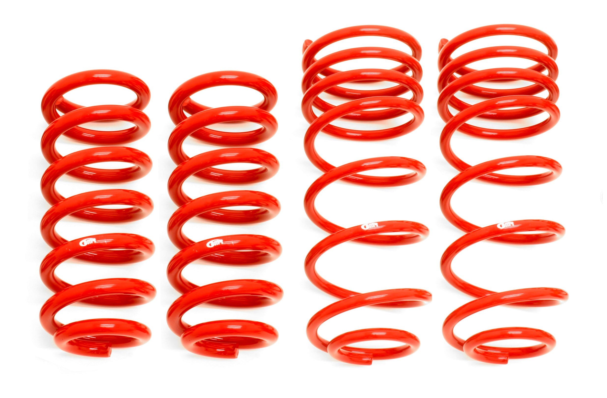 BMR Suspension Suspension Spring Kit, 1-1/4" Lowering, 4 Coil Springs, Red Powder Coat, GM F-Body 1993-2002, Kit