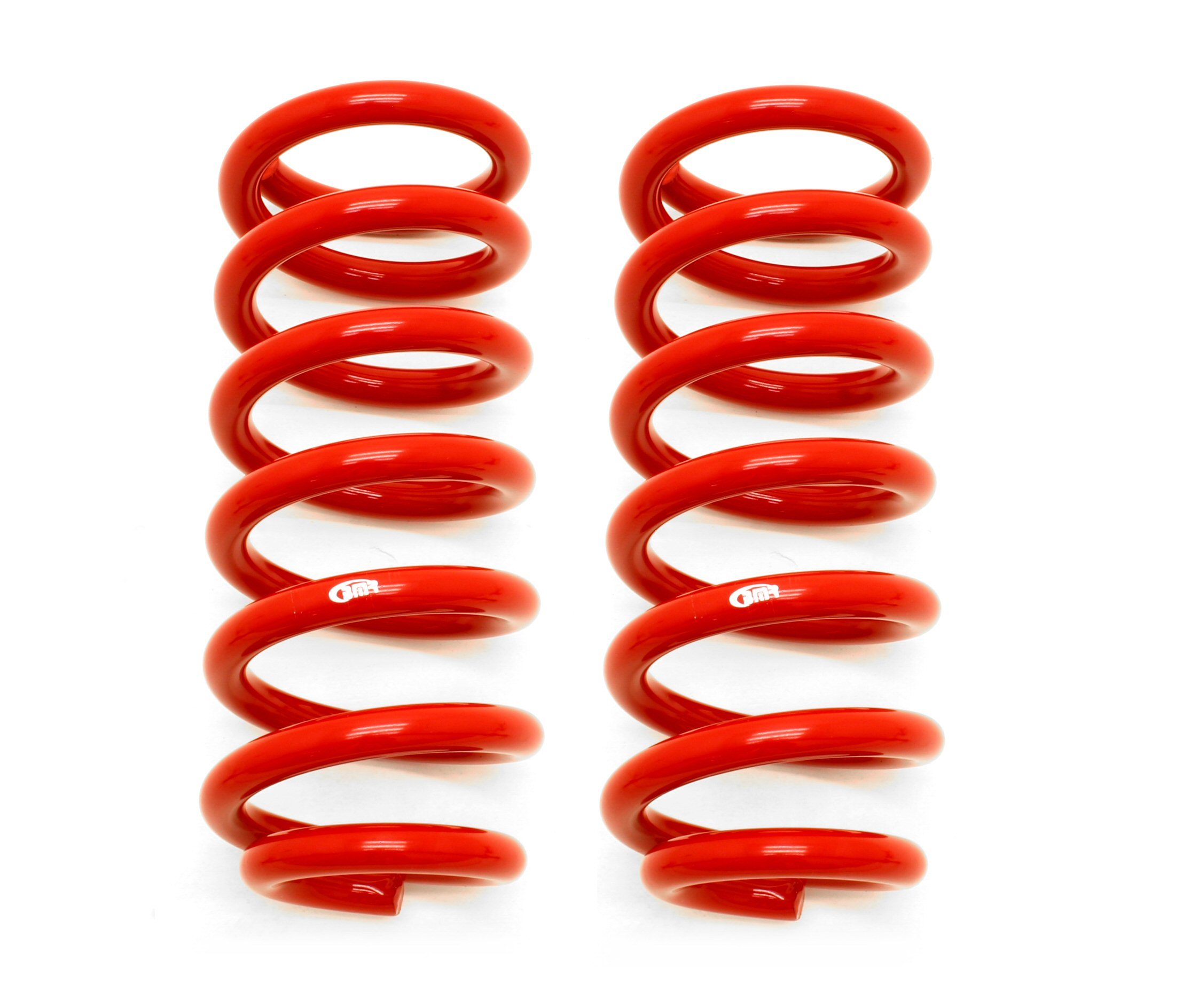 BMR Suspension Suspension Spring Kit, 1-1/4" Lowering, 2 Coil Springs, Red Powder Coat, Front, GM F-Body 1993-2002, Kit