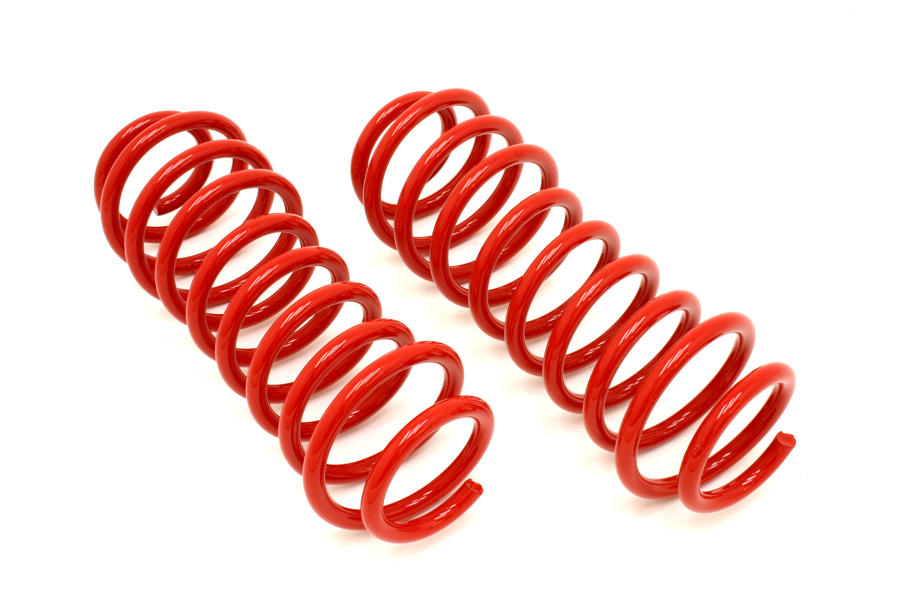 BMR Suspension Suspension Spring Kit, 1-1/2" Lowering, 2 Coil Springs, Red Powder Coat, Rear, Ford Mustang 2005-14, Kit