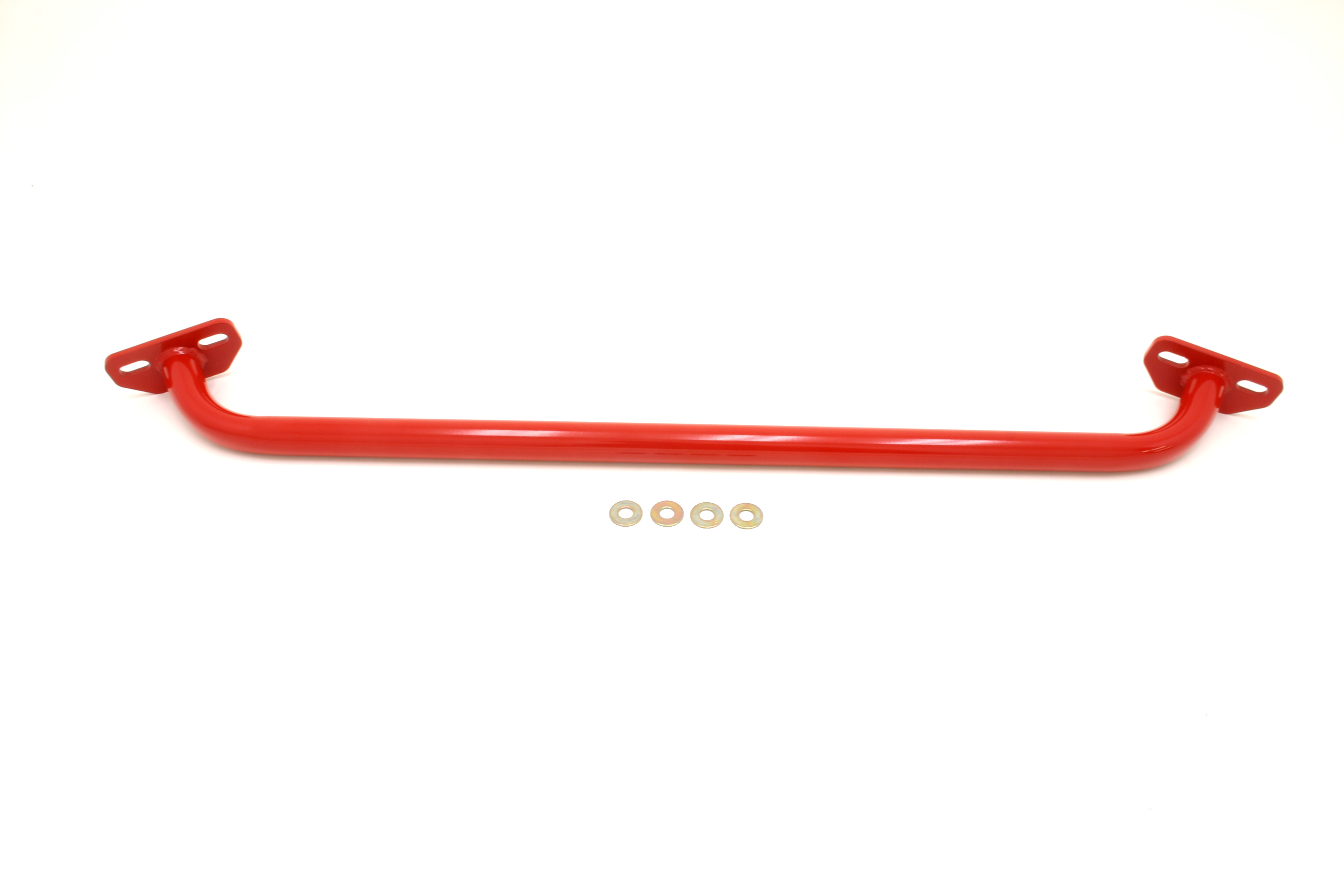 BMR Suspension Strut Tower Brace, Tubular, Steel, Red Powder Coat, GM F-Body 1993-2002, Each