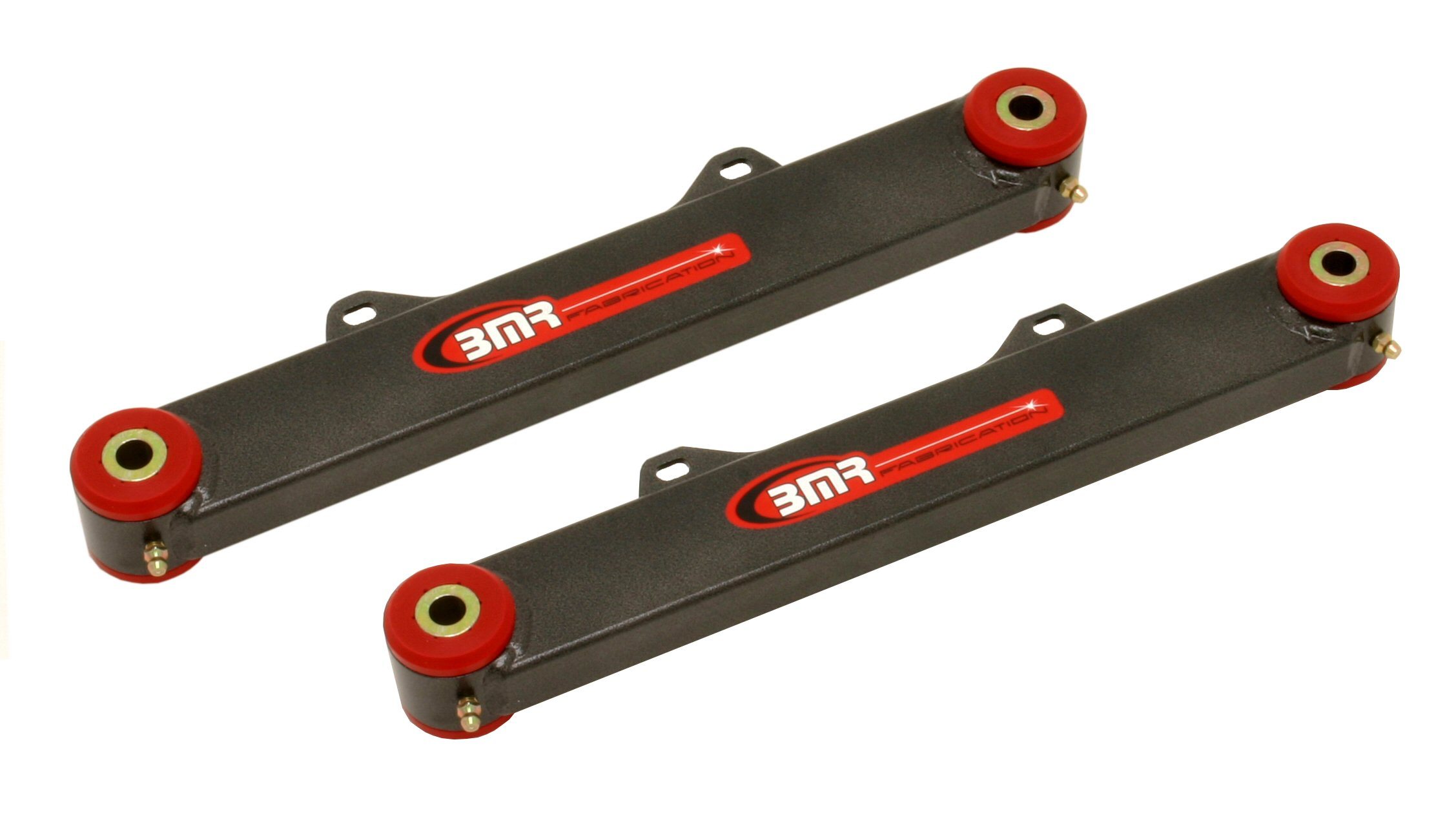 BMR Suspension Toe Rod, Rear, Polyurethane Bushings, Steel, Black Hammertone Powder Coat, Chevy Camaro 2010-15, Kit