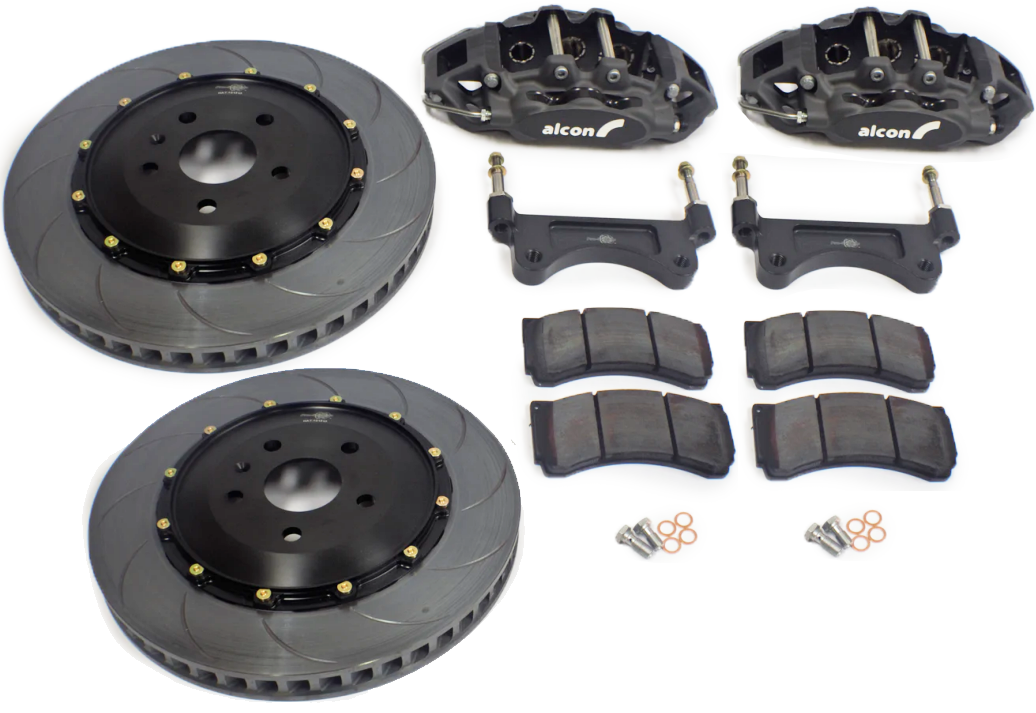 20-26+ C8 Corvette 6-Piston Front Caliper/Rotor Combo (380x36mm)(Aftermarket Whe