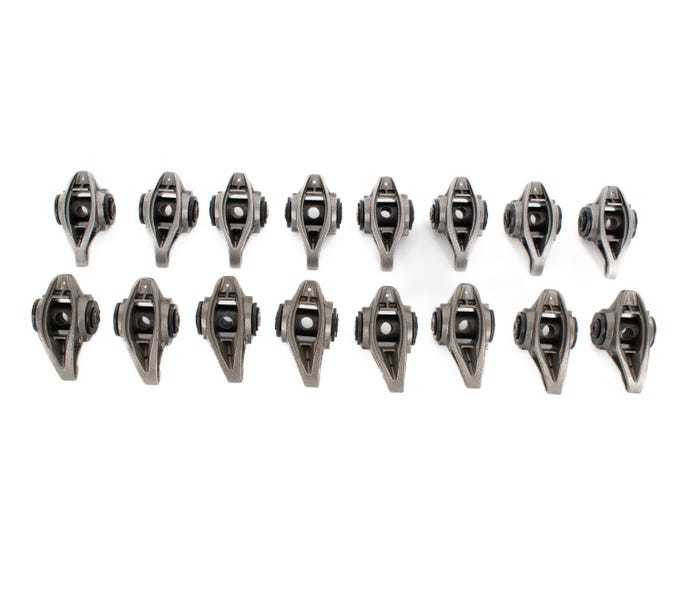 Brian Tooley Racing Pedestal Mount Rocker Arm - GM LS-Series - Set of 16 - Steel