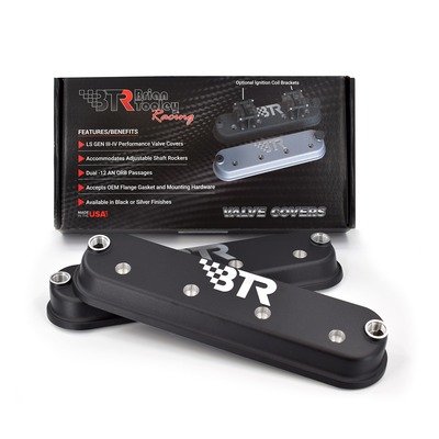 Brian Tooley Racing Valve Cover Assembly Black without Coil Mounts - VCA-02-BLK