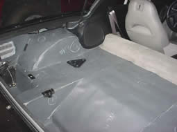 1997-2004 C5 LS1 Corvette KOOLMAT Rear Floor Pan Cooling and Sound Deadening Insulation Kit