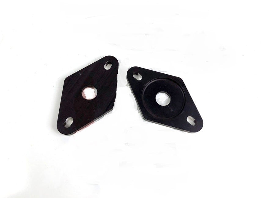 C5 / C6 Corvette Rear Upper Shock Billet Mounting Plate, NON-OEM, Upgraded Design, Pair