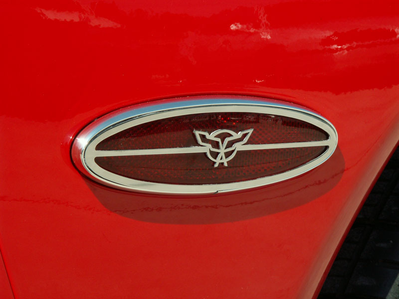Polished Stainless Side Marker Trim - C5 Corvette